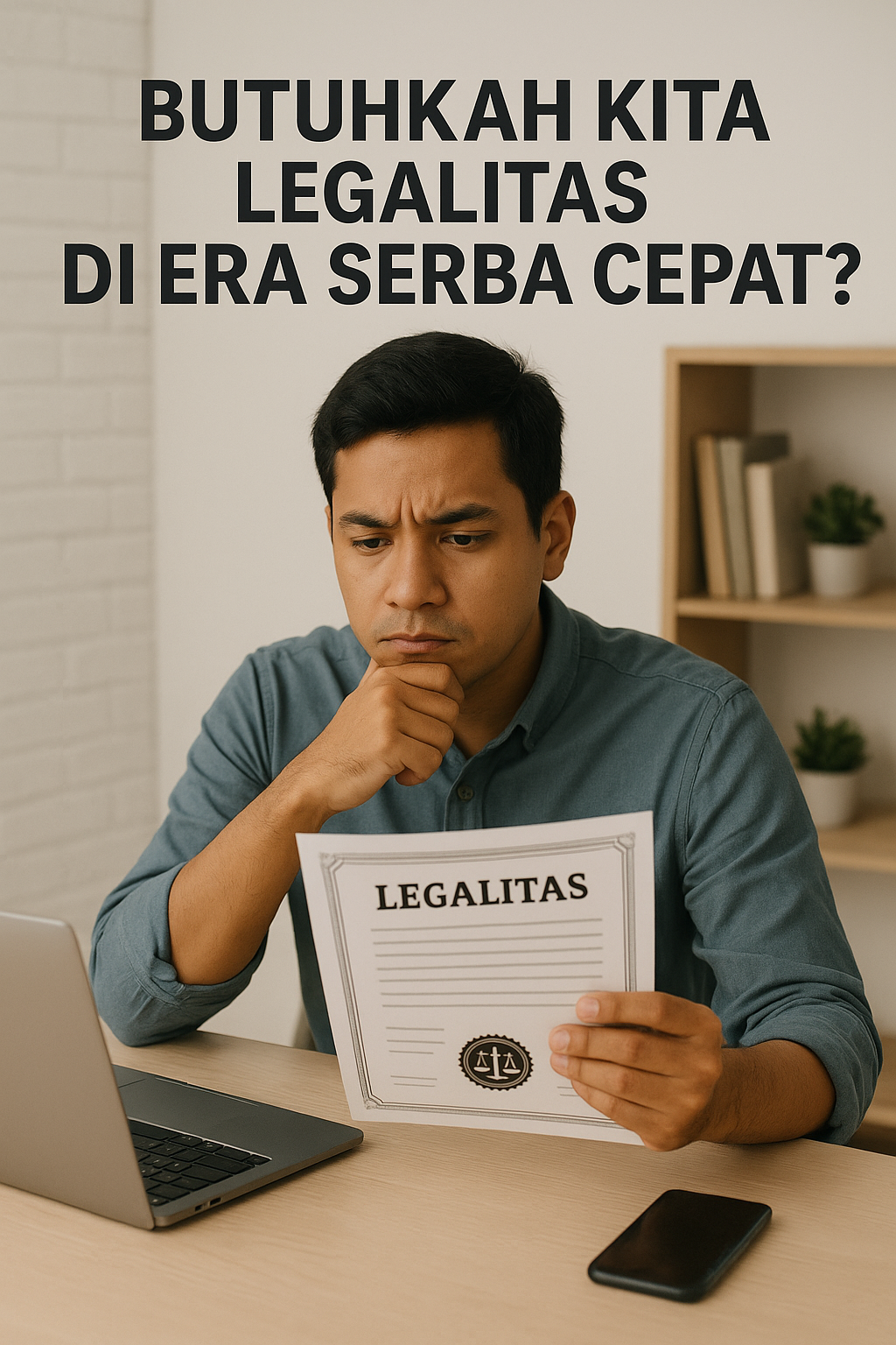 Butuhkah Kita Legalitas di Era Serba Cepat Butuhkah Kita Legalitas di Era Serba Cepat